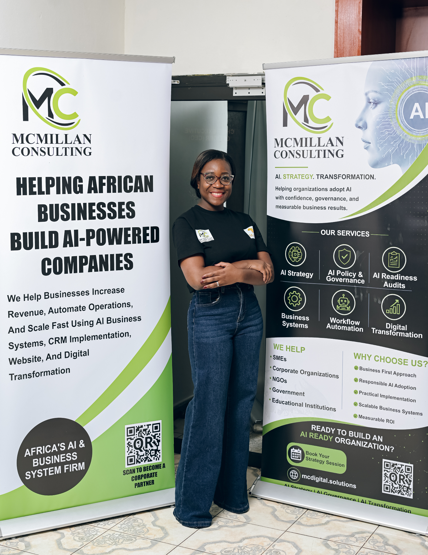 Priscillar McMillan at McMillan Consulting — Helping African businesses build AI-powered companies